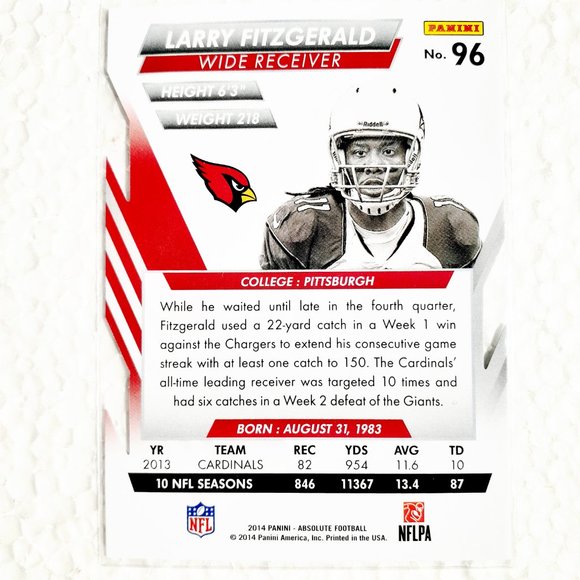 Arizona Cardinals 6 Card Lot - FTBL [1_3] - Picture 7 of 13